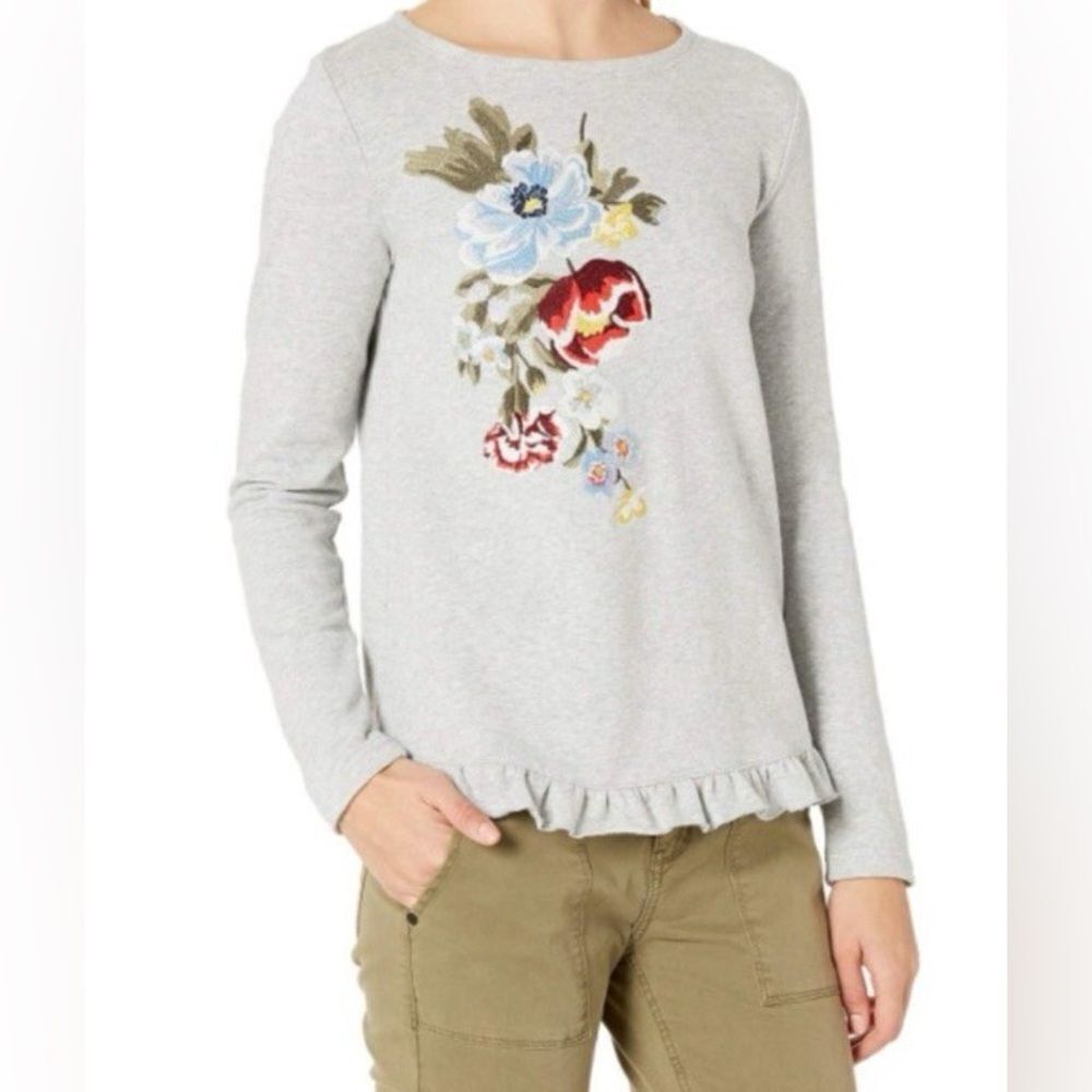Joules Geraldine Sweater in Greymarl Size 10